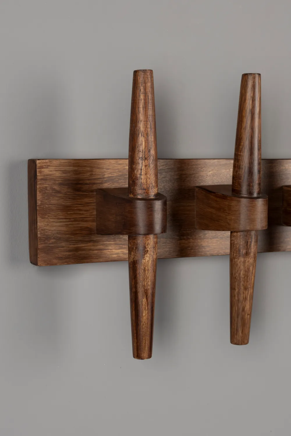 Lacquered Wood Wall Coat Rack | Dutchbone Jakub