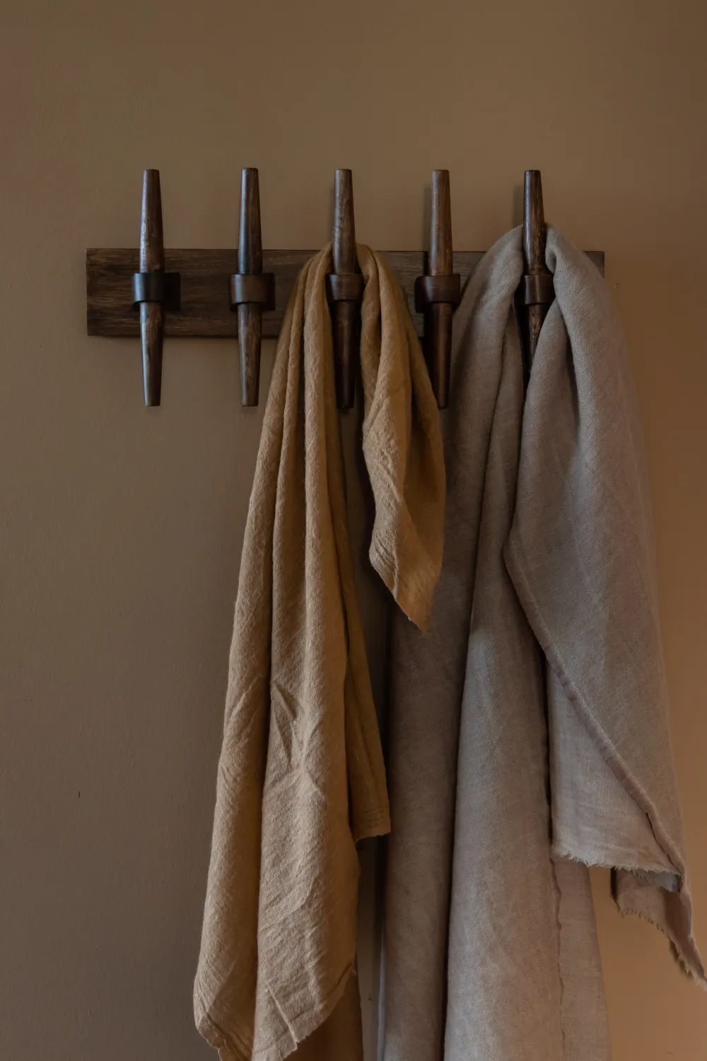 Lacquered Wood Wall Coat Rack | Dutchbone Jakub