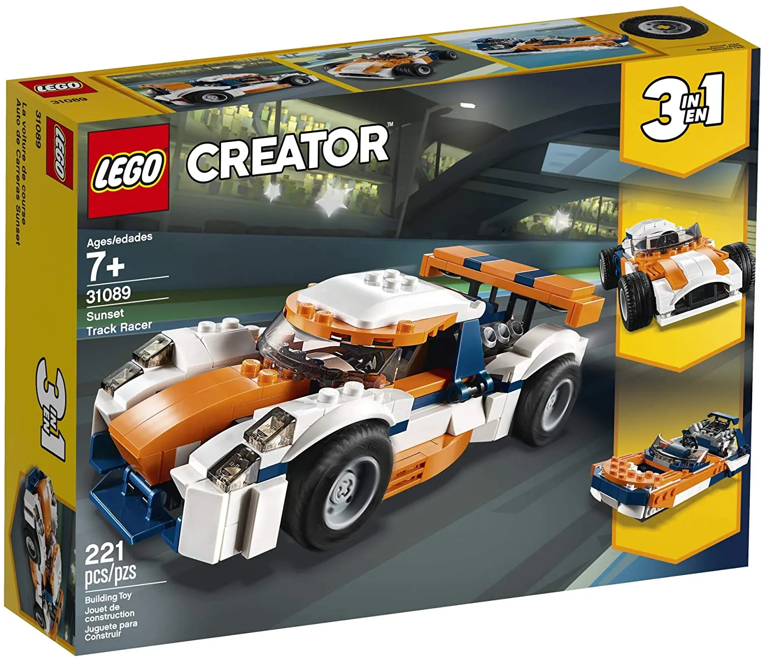 LEGO Creator 3-in-1 Sunset Track Racer