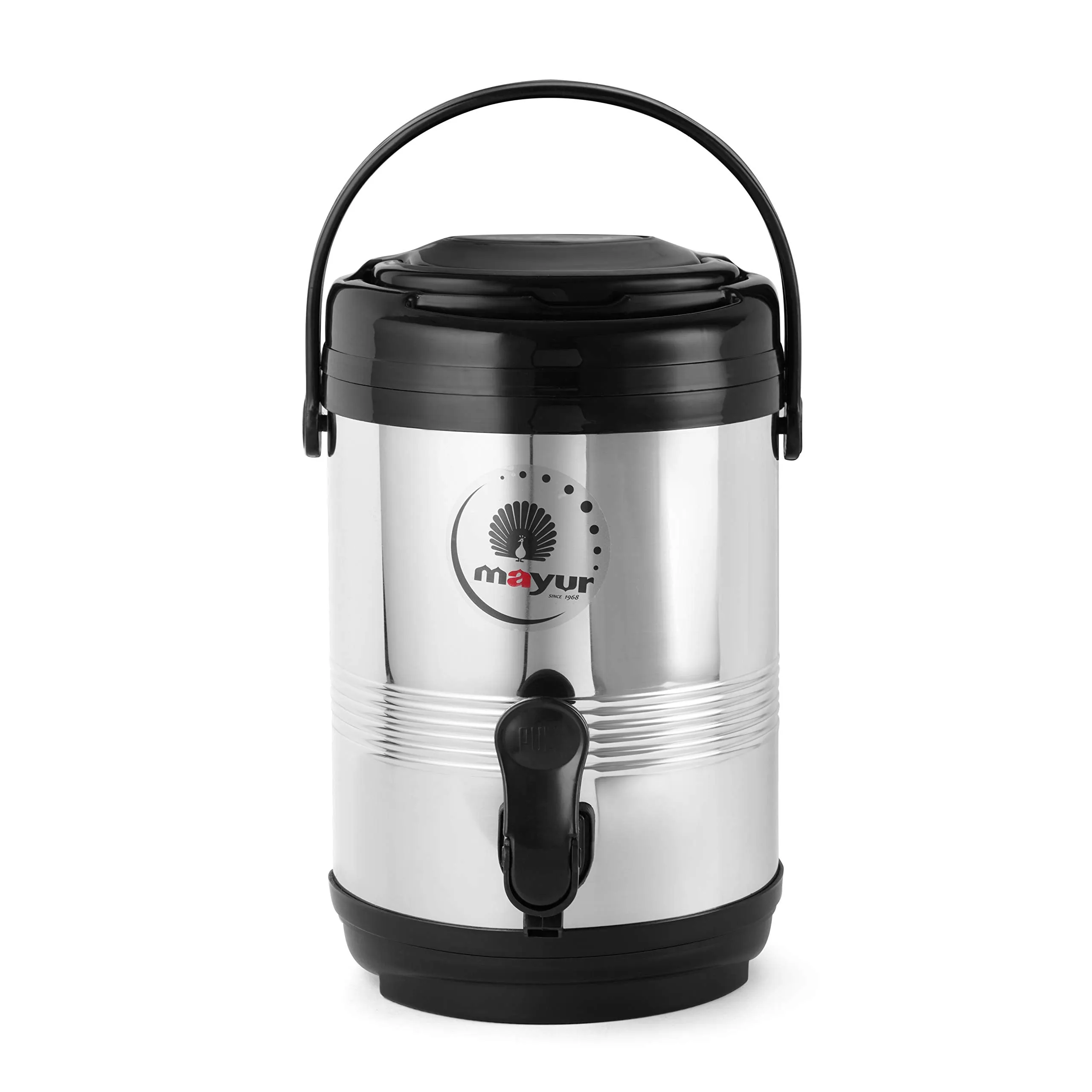 Mayur Stainless Steel Thermos Water Jug (Capacity 4 Litre Approx.)