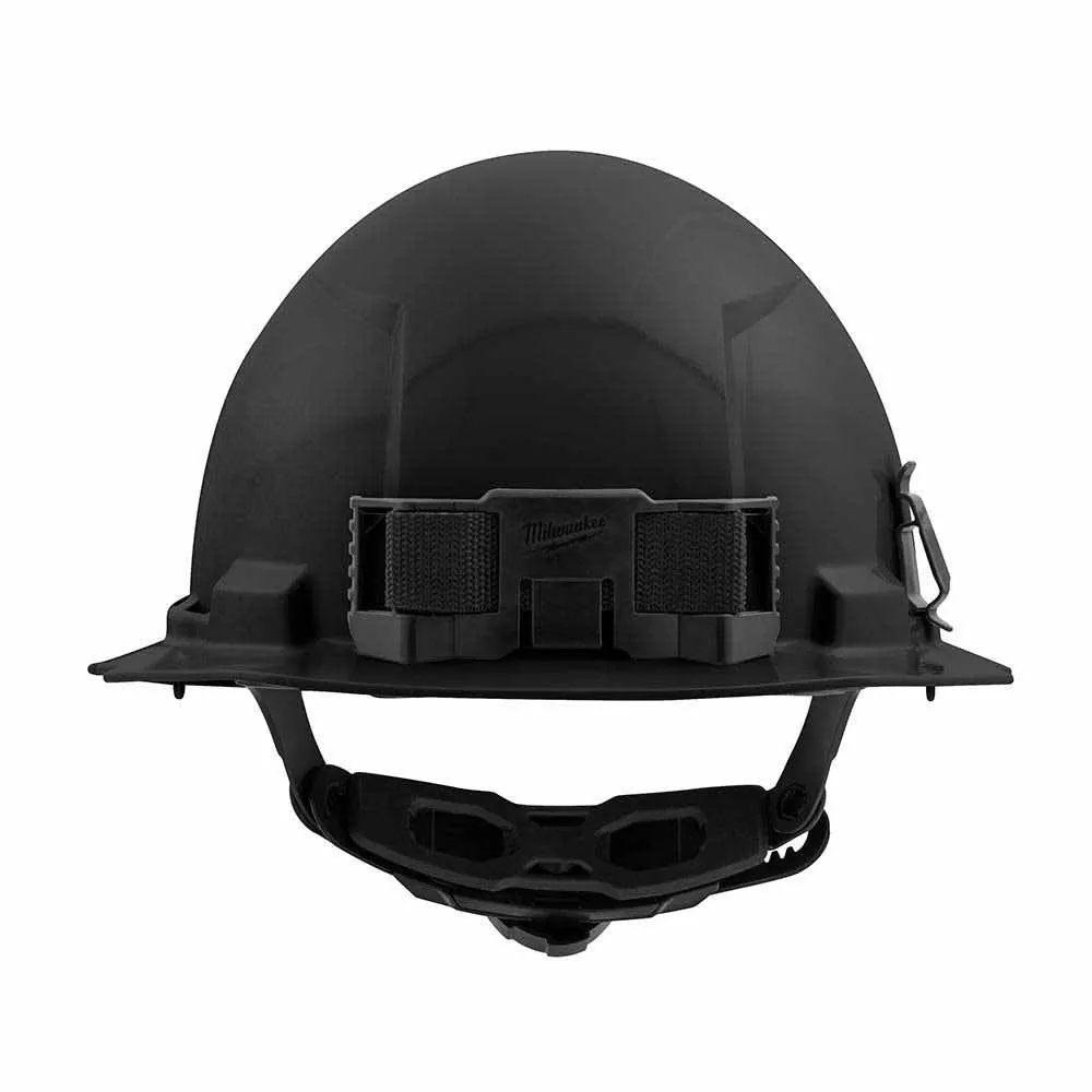 Milwaukee 48-73-1131 Black Full Brim Hard Hat with 6PT Ratcheting Suspension – Type 1 Class E