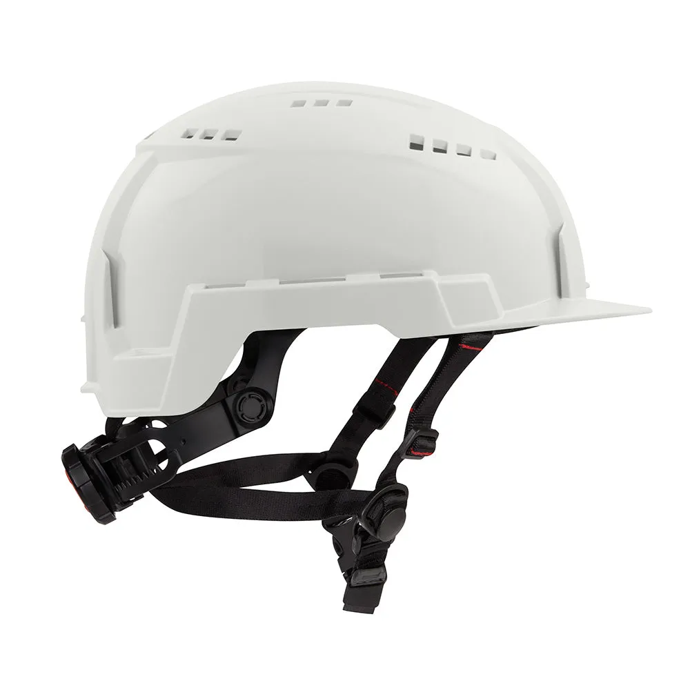 Milwaukee 48-73-1320 BOLT White Front Brim Safety Helmet (USA) - Type 2, Class C, Vented