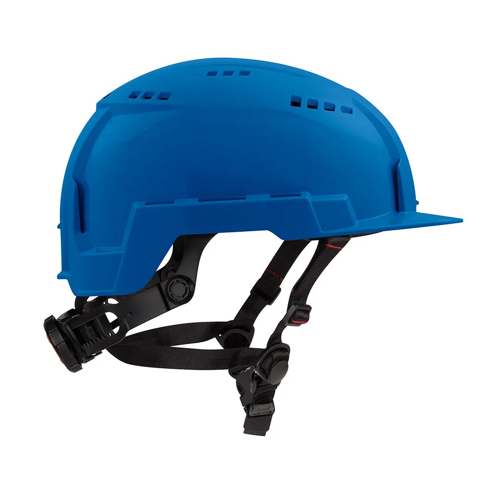 Milwaukee 48-73-1324 BOLT Blue Front Brim Safety Helmet (USA) - Type 2, Class C, Vented