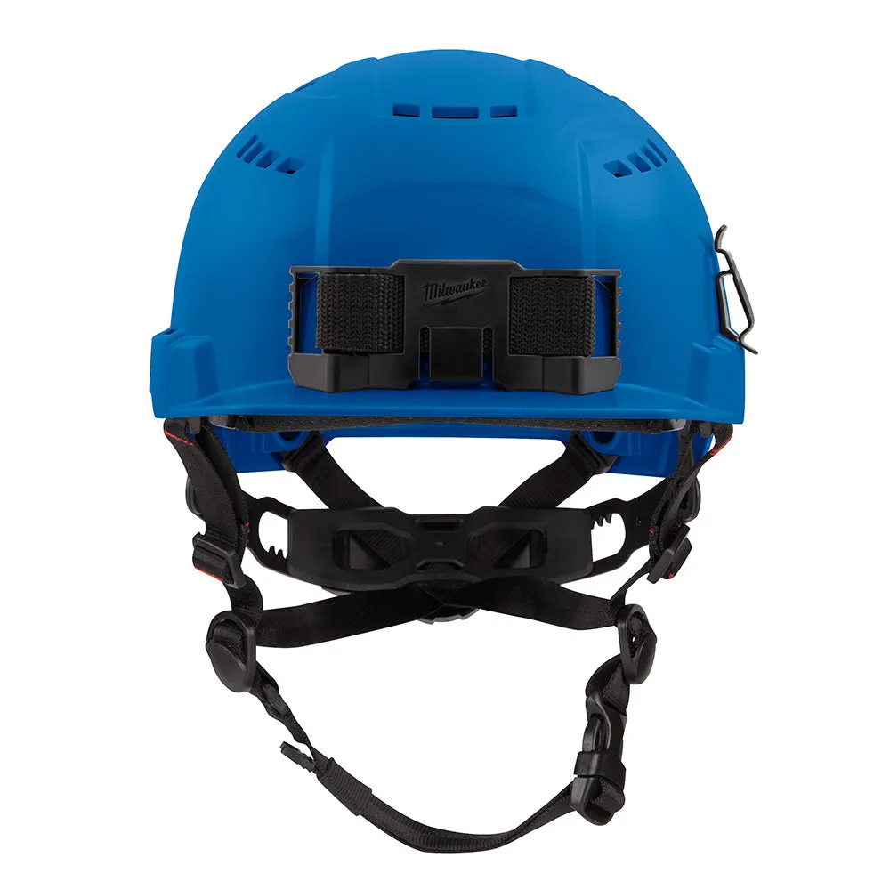 Milwaukee 48-73-1324 BOLT Blue Front Brim Safety Helmet (USA) - Type 2, Class C, Vented