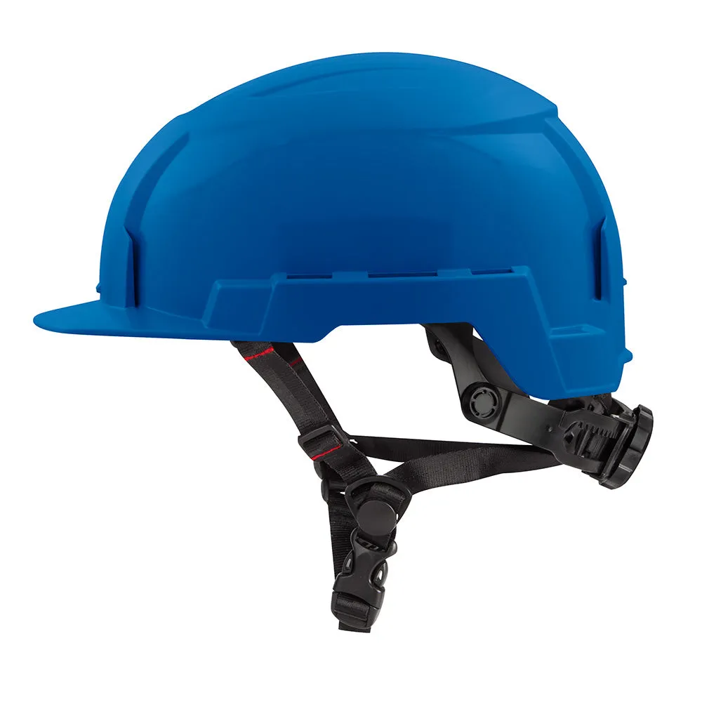 Milwaukee 48-73-1325 BOLT Blue Front Brim Safety Helmet (USA) - Type 2, Class E, Non-Vented