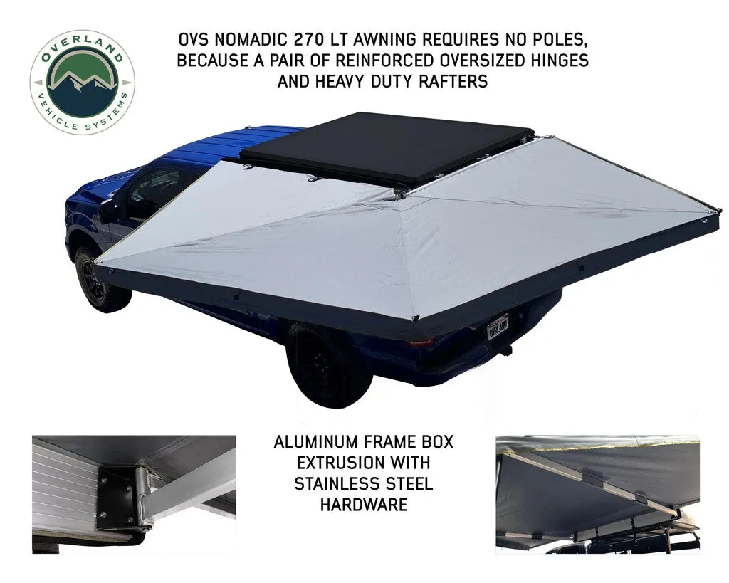 OVS Nomadic LT 270 Awning & Wall 1, 2, & Mounting Brackets - Driverside