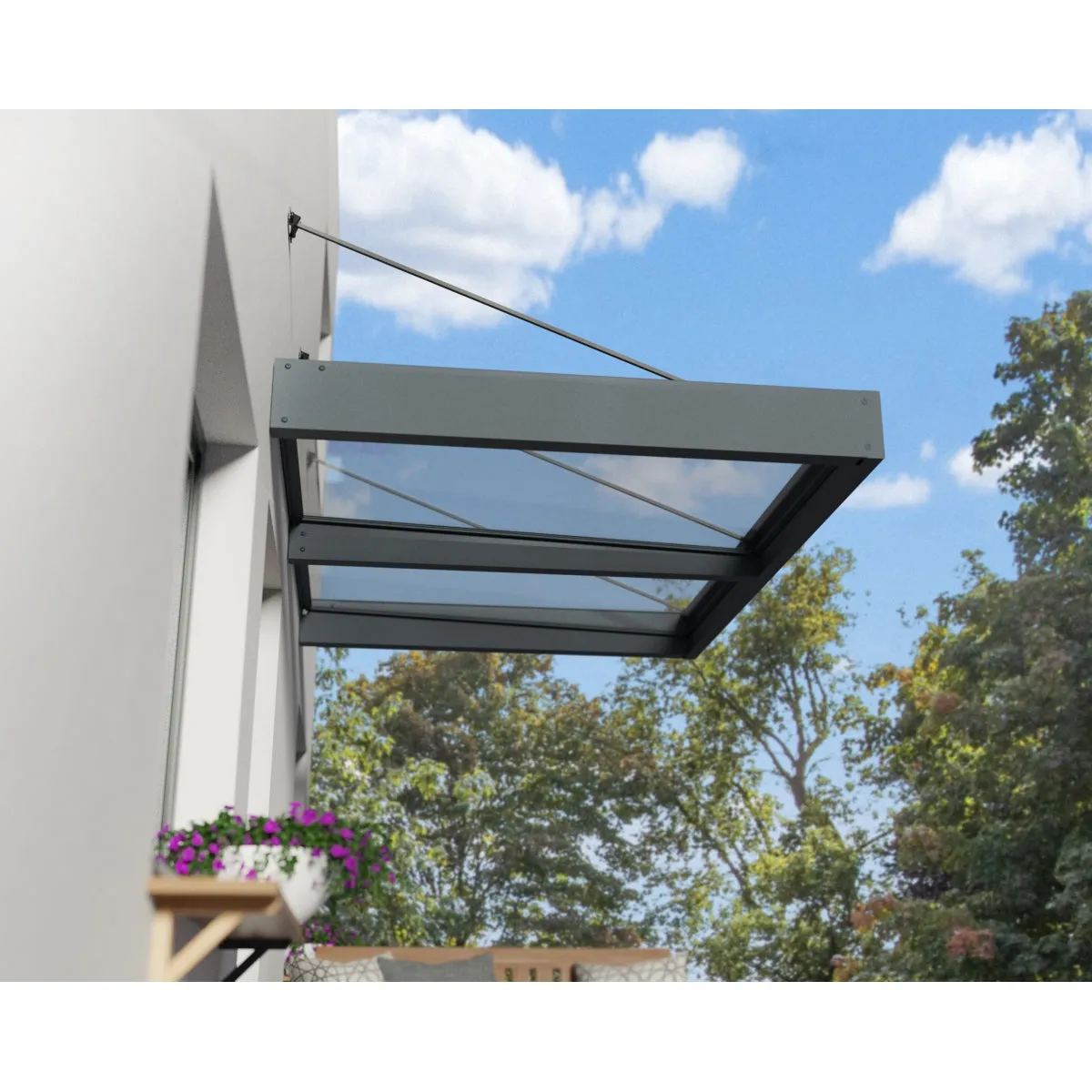 Palram - Canopia | Sophia XL Patio/Entryway/Window Awning