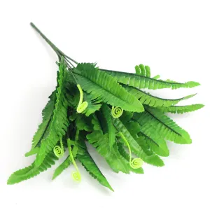 Persian Leaf Artificial Plant Rattan Chicken Feet Leaves Plastic Fake Green Plants