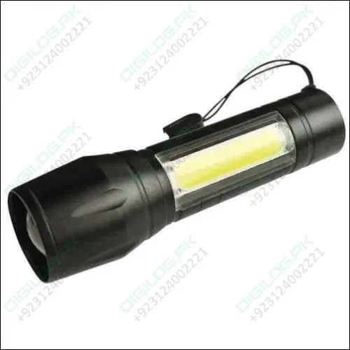 Portable Mini 2 In 1 Led Flasht Light 1000 Lumens 3modes Usb Rechargeable Led Torch Light