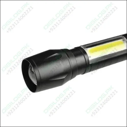 Portable Mini 2 In 1 Led Flasht Light 1000 Lumens 3modes Usb Rechargeable Led Torch Light