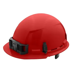 Red Front Brim Hard Hat w/6pt Ratcheting Suspension - Type 1, Class E