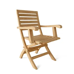 Set of 2 Folding Armchairs, 36 H x 23 W x 26 D, Arrives Fully Assembled In 5-9 Working Days.