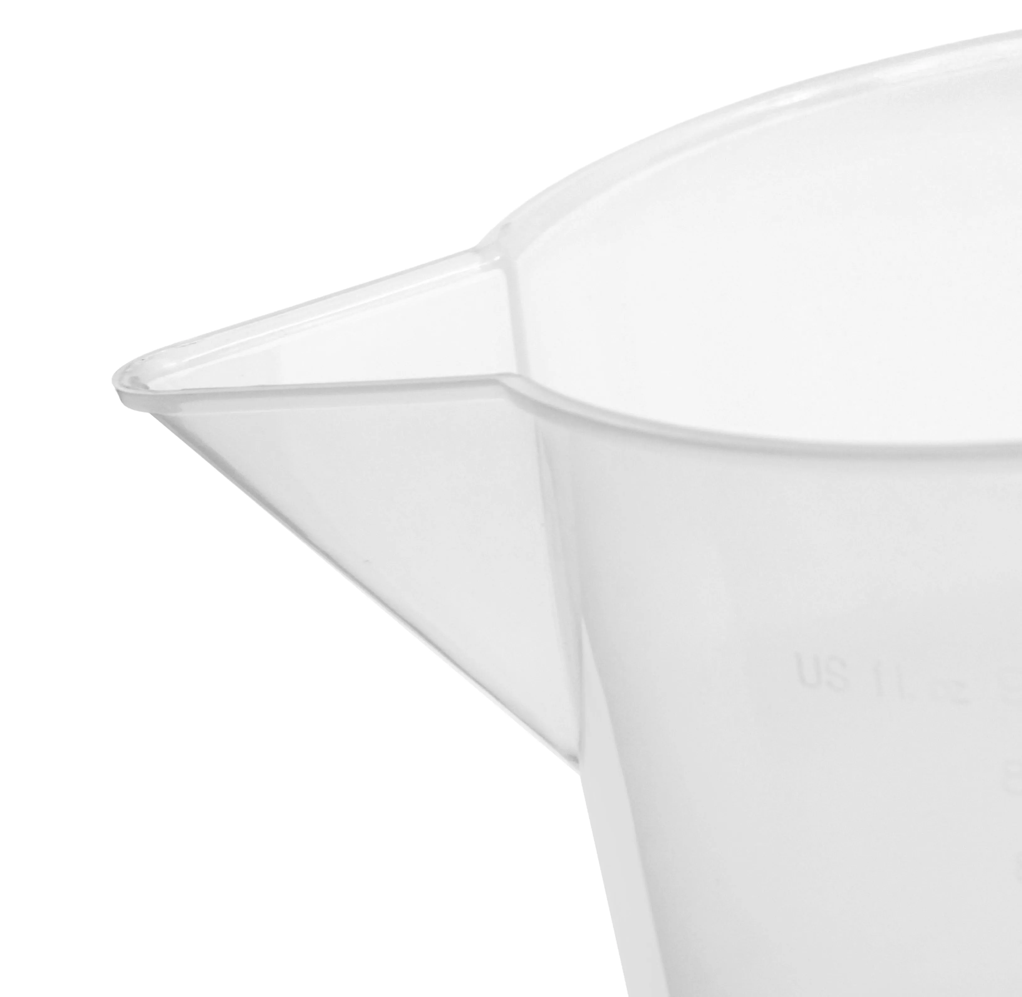 Set of 2 Measuring Jugs, 1000ml & 2000ml - Polypropylene, Raised Graduations