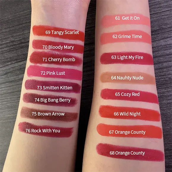 Sexy Colors Waterproof Velvet Lipstick