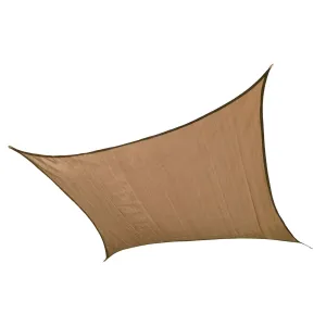 ShelterLogic | Shade Sail Square - Heavyweight 12 x 12 ft. Sand (Attachment point/pole not included)