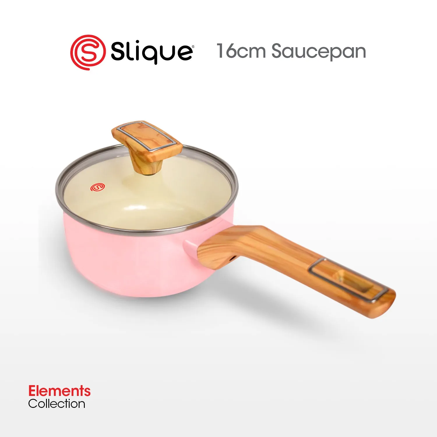 SLIQUE Premium Sauce Pan 16cm Elements Collection