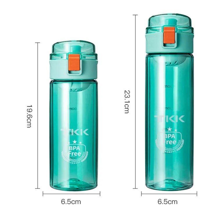 TKK TKK1001 Large Capacity Portable Plastic Water Cup, Capacity: 400ml(Blue)