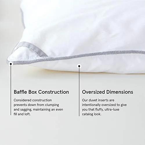 Tuft & Needle, Down Duvet Insert, Mediumweight, Humanely Sourced Down - Full/Queen