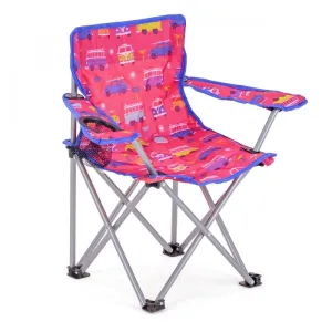 VW Kids Camping Chair Volkswagen Print - Red