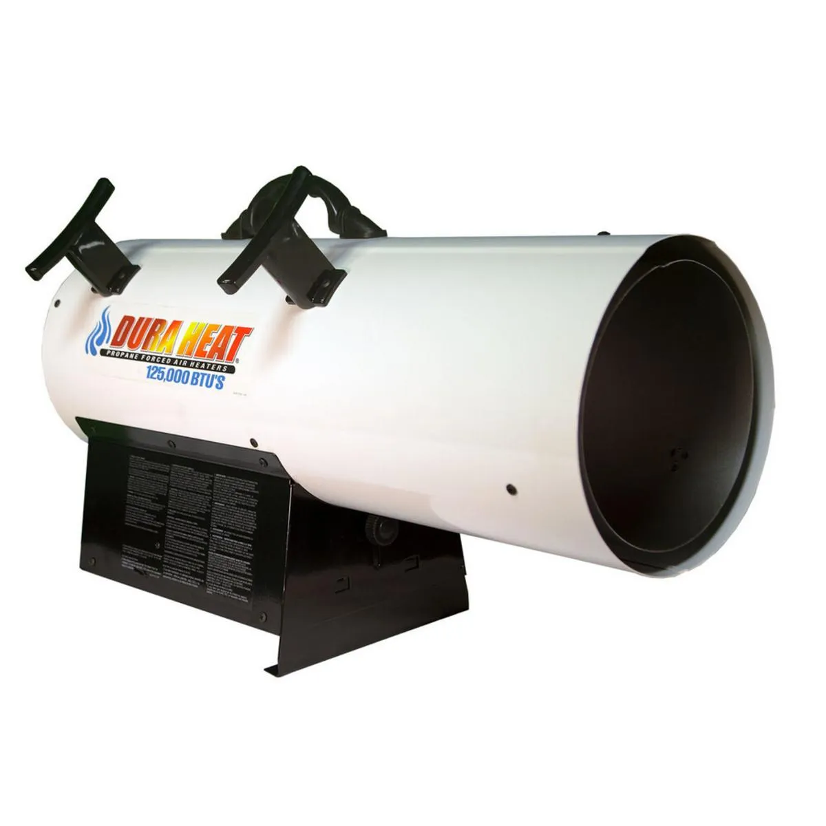 World Marketing 70K-125K BTU Propane(LP) Forced Air Heater - Continuous Ignition/White