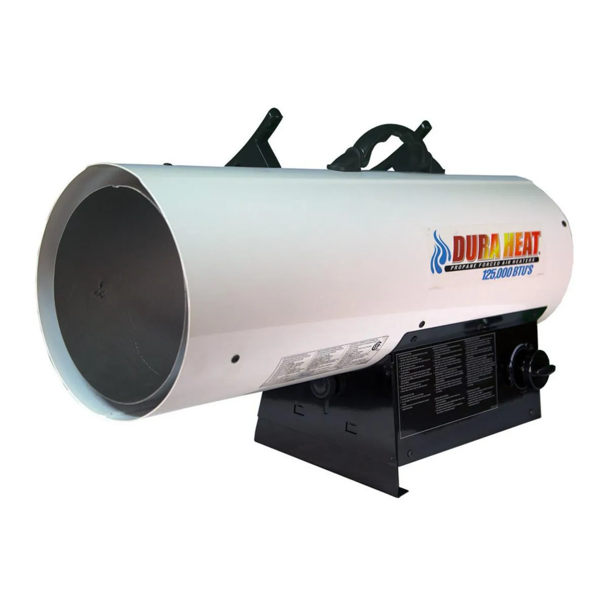 World Marketing 70K-125K BTU Propane(LP) Forced Air Heater - Continuous Ignition/White